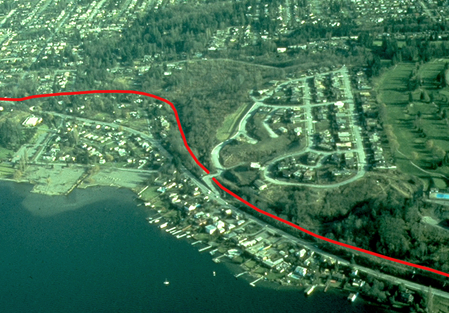 Burke Gilman Trail MacLeod Reckord - 1092 Burke Gilman Aerial 